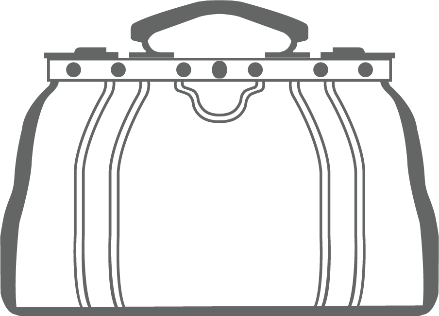 Hebammentasche Illustration
